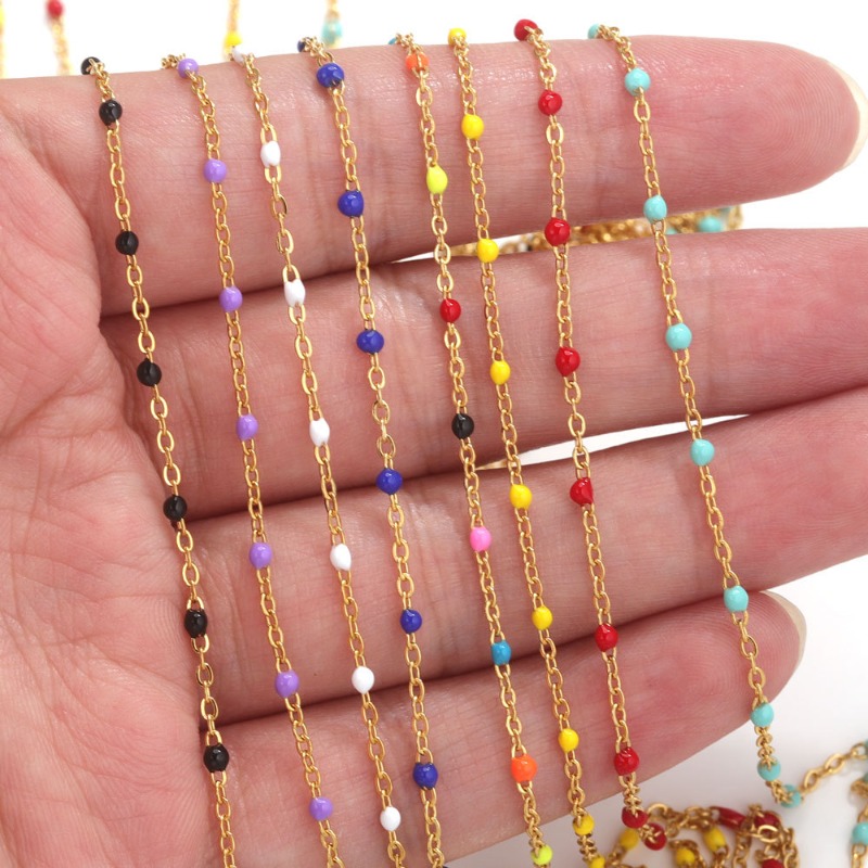 Jewelry Making Store - Cute Multicolored Gold Color Stainless Steel