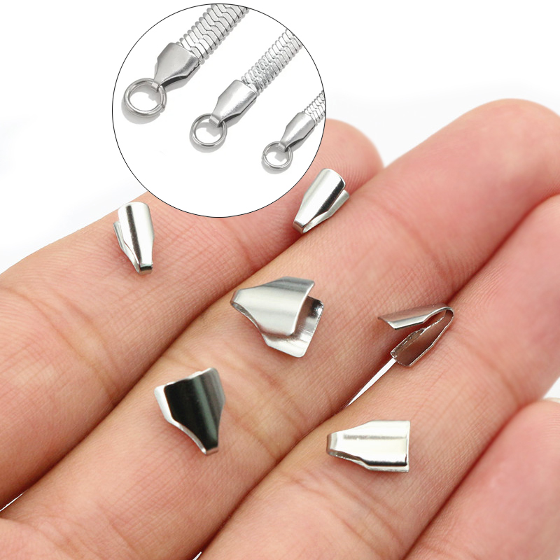 Jewelry Making Metal - 100pcs Stainless Steel 2-7mm Flat Cords