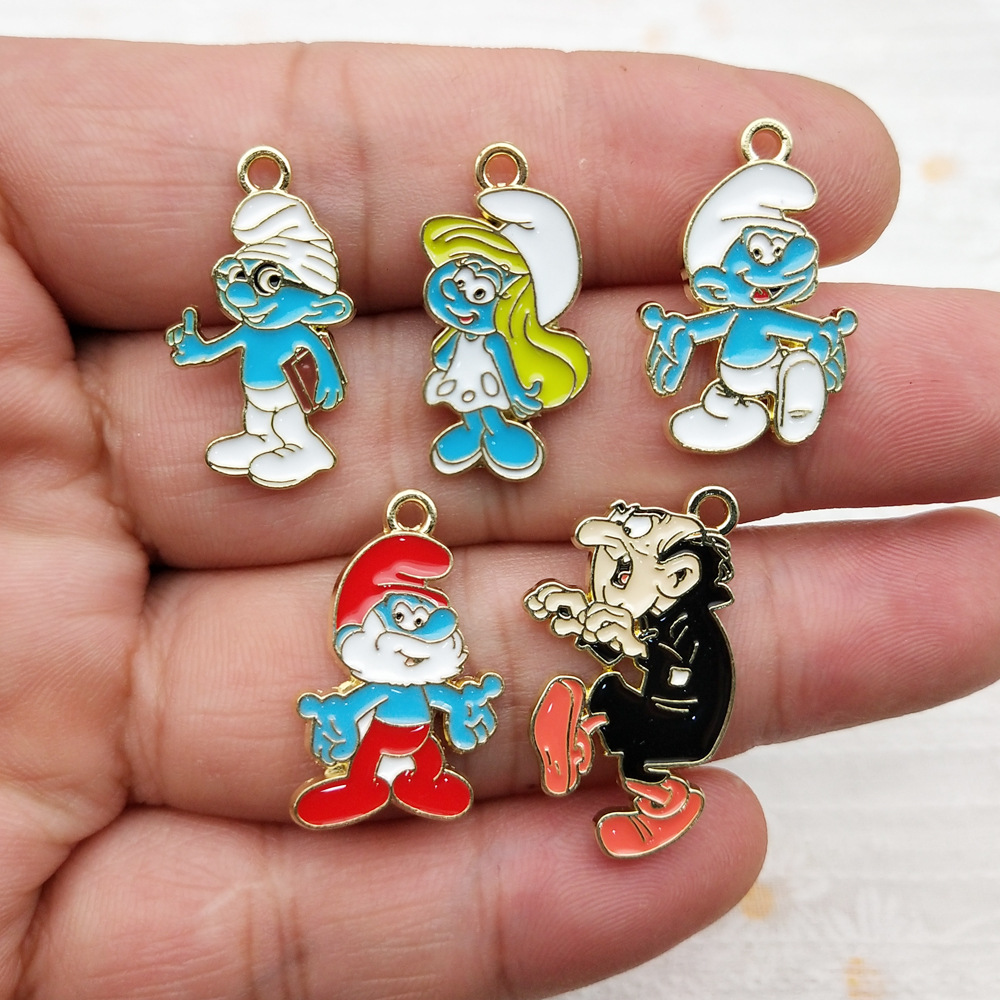 Jewelry Making Store - New 10Pcs Cartoon Enamel Alloy Pendant