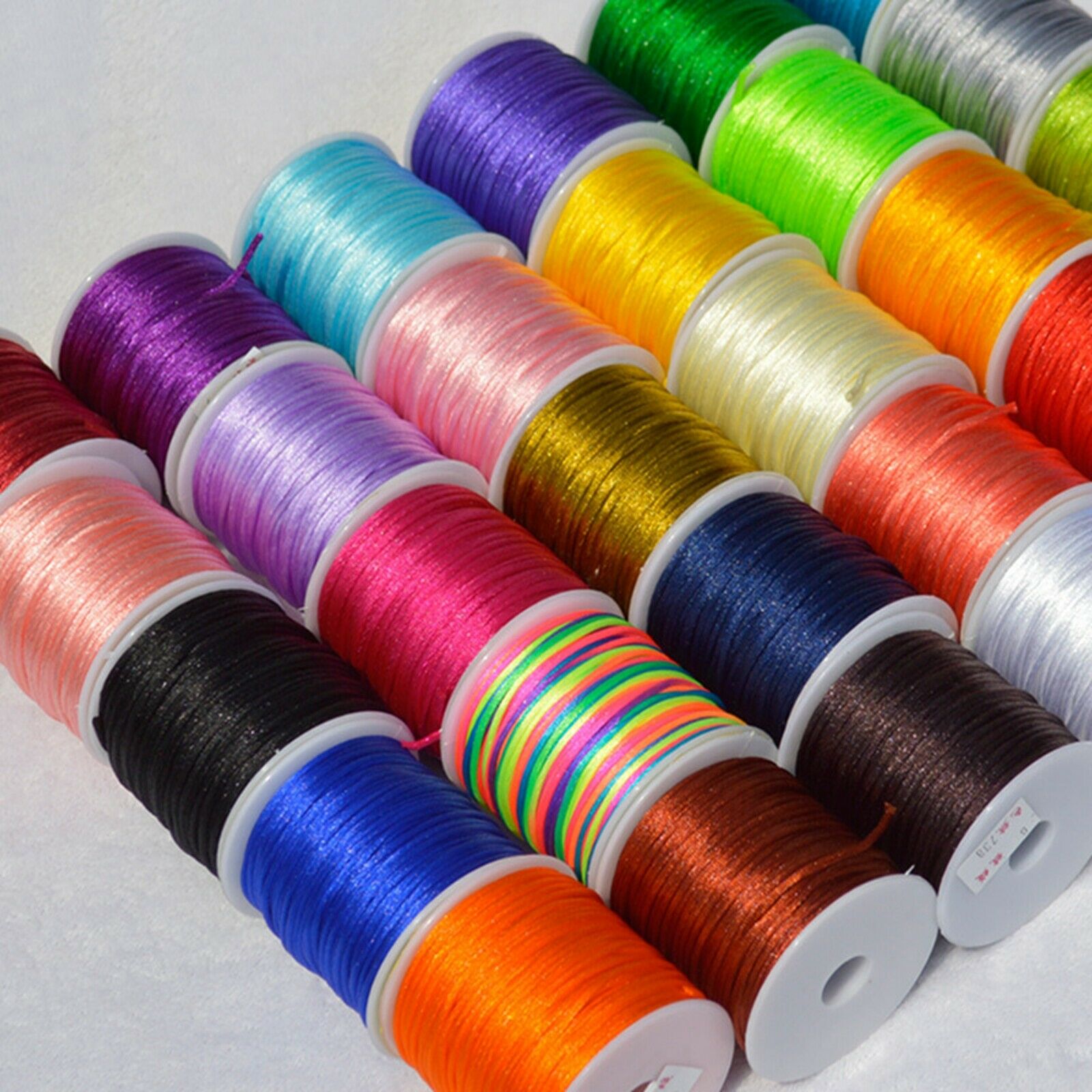 Knotting Cord Silk - 40 Meters Nylon Chinese Satin Silk