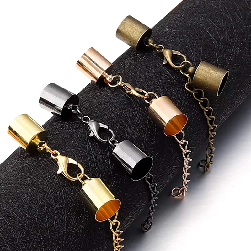 Jewelry Making Designs - 10Sets Leather Cord End Caps With