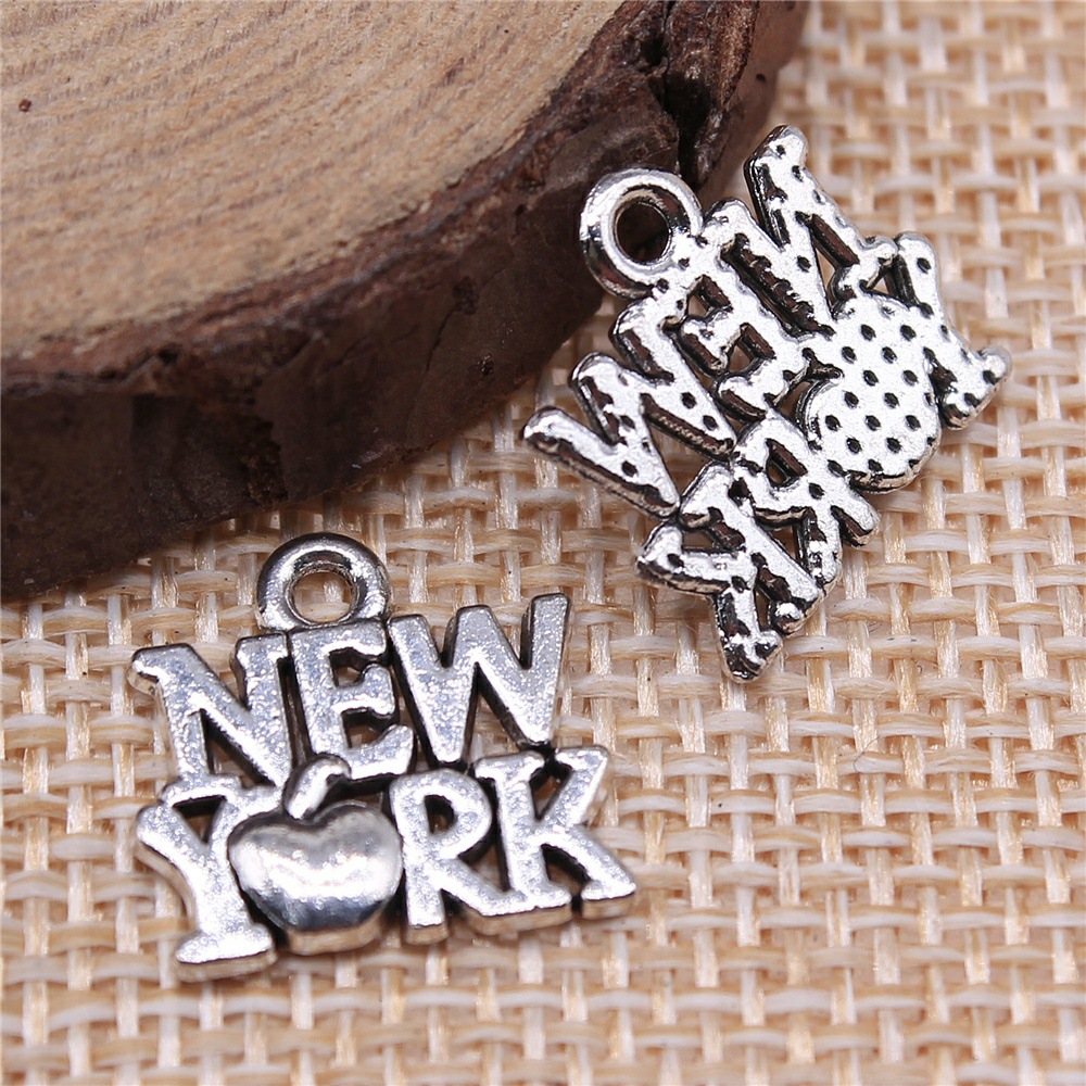 Jewelry Making York - 40pcs 15x14mm(0.59x0.55inch) Antique Silver Color New