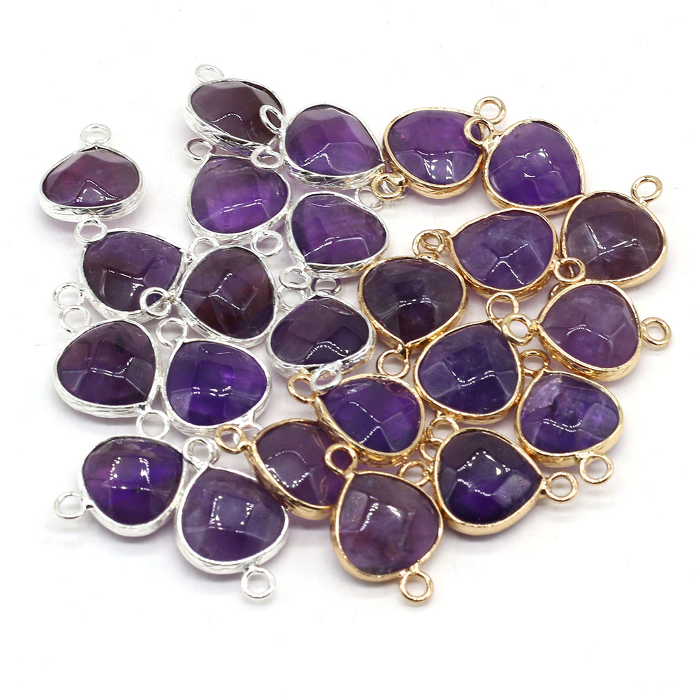 Jewelry Making Store - 2pcs Natural Stone Connectors Fat Water