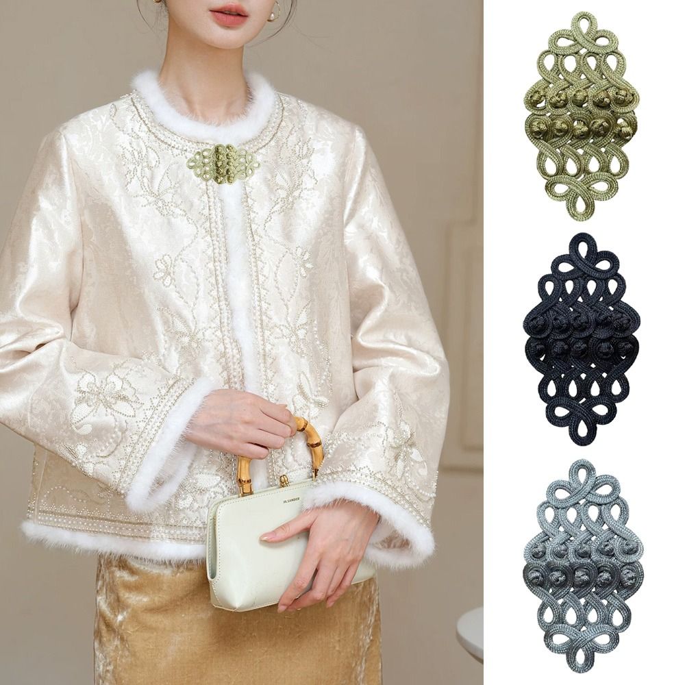 Golden Silk Uniform Knot Butto - Knotting Cord Silk 评论和价格