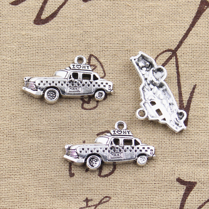 8pcs Charms New York Taxi Car  - Jewelry Making York 评论和价格
