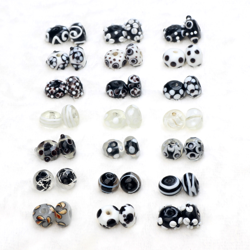 Black Color Series 2/4/6PCS/LO - Jewelry Making Store 评论和价格