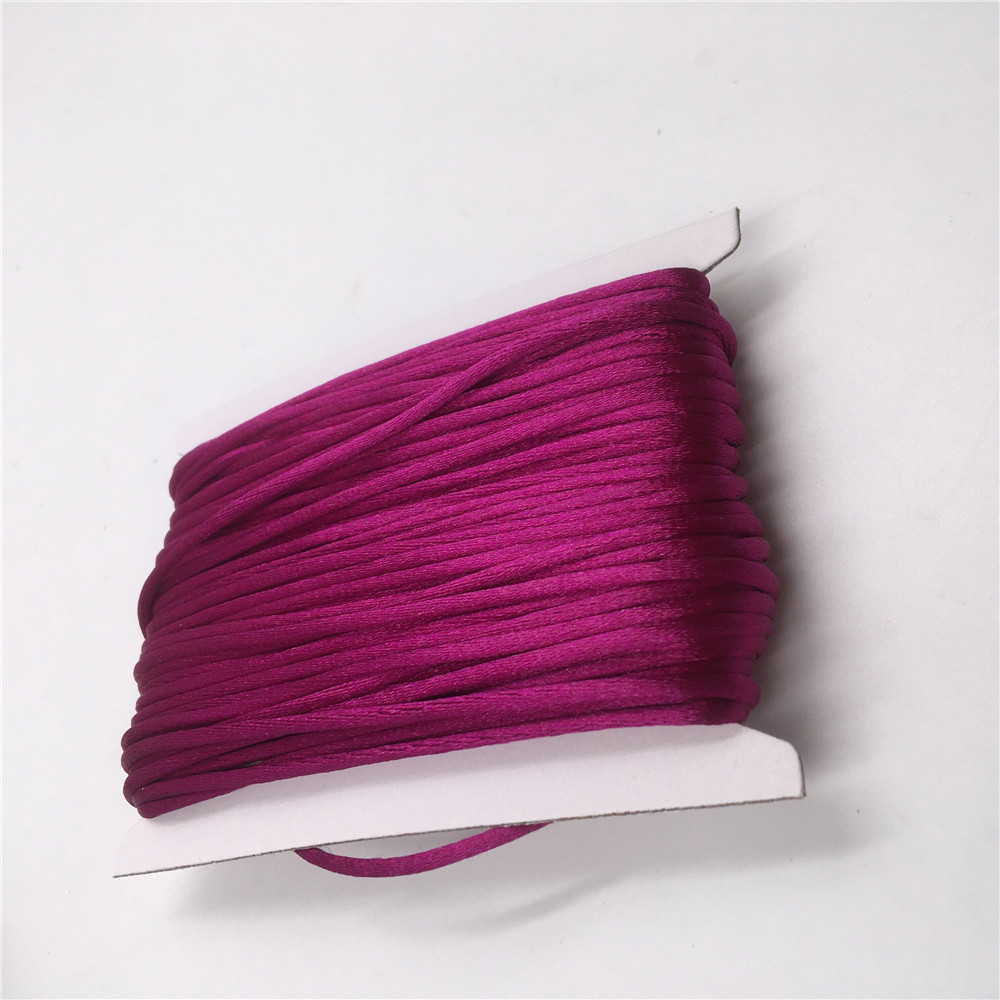 2mm Braided Macrame Silk Macra - Knotting Cord Silk 评论和价格