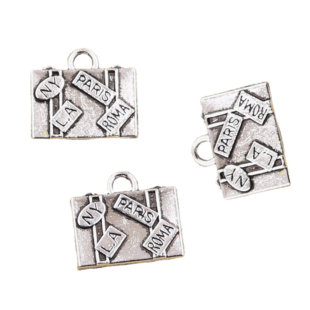 10pcs Charms Travel Bags New Y - Jewelry Making York 评论和价格