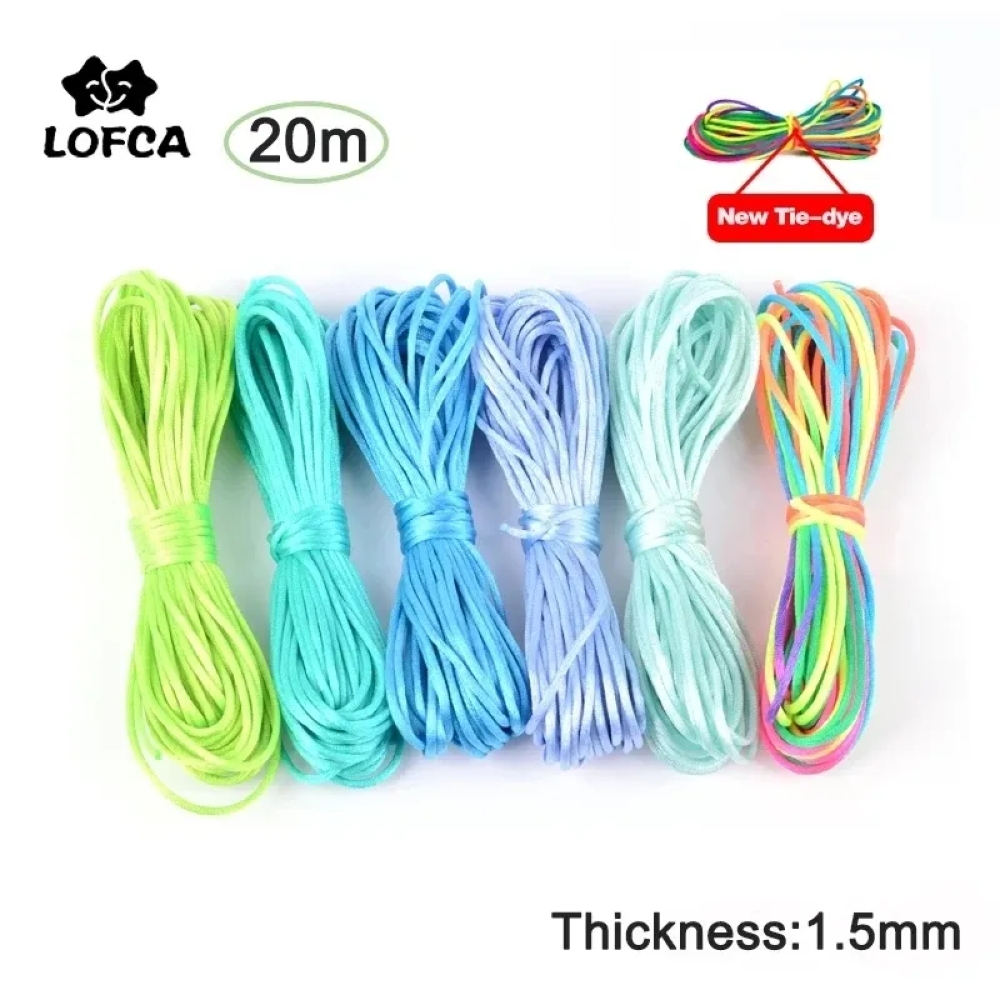 20m/lot DIY Nylon Cords 1.5mm  - Knotting Cord Silk 评论和价格