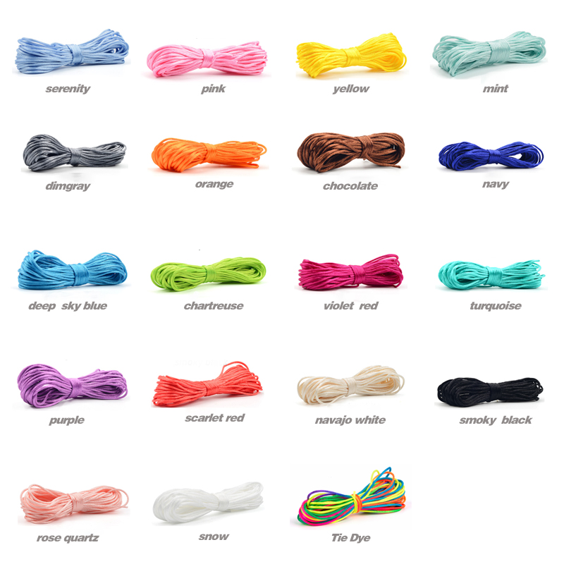 20m/lot DIY Nylon Cords 1.5mm  - Knotting Cord Silk 评论和价格