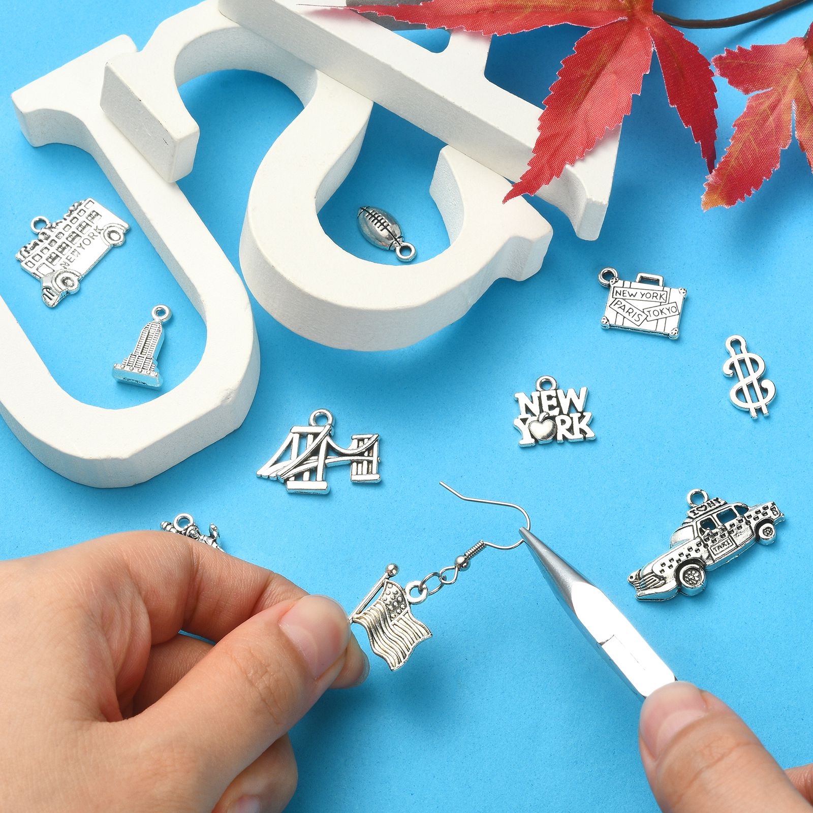 PandaHall 100Pcs 10 Styles Ame - Jewelry Making York 评论和价格