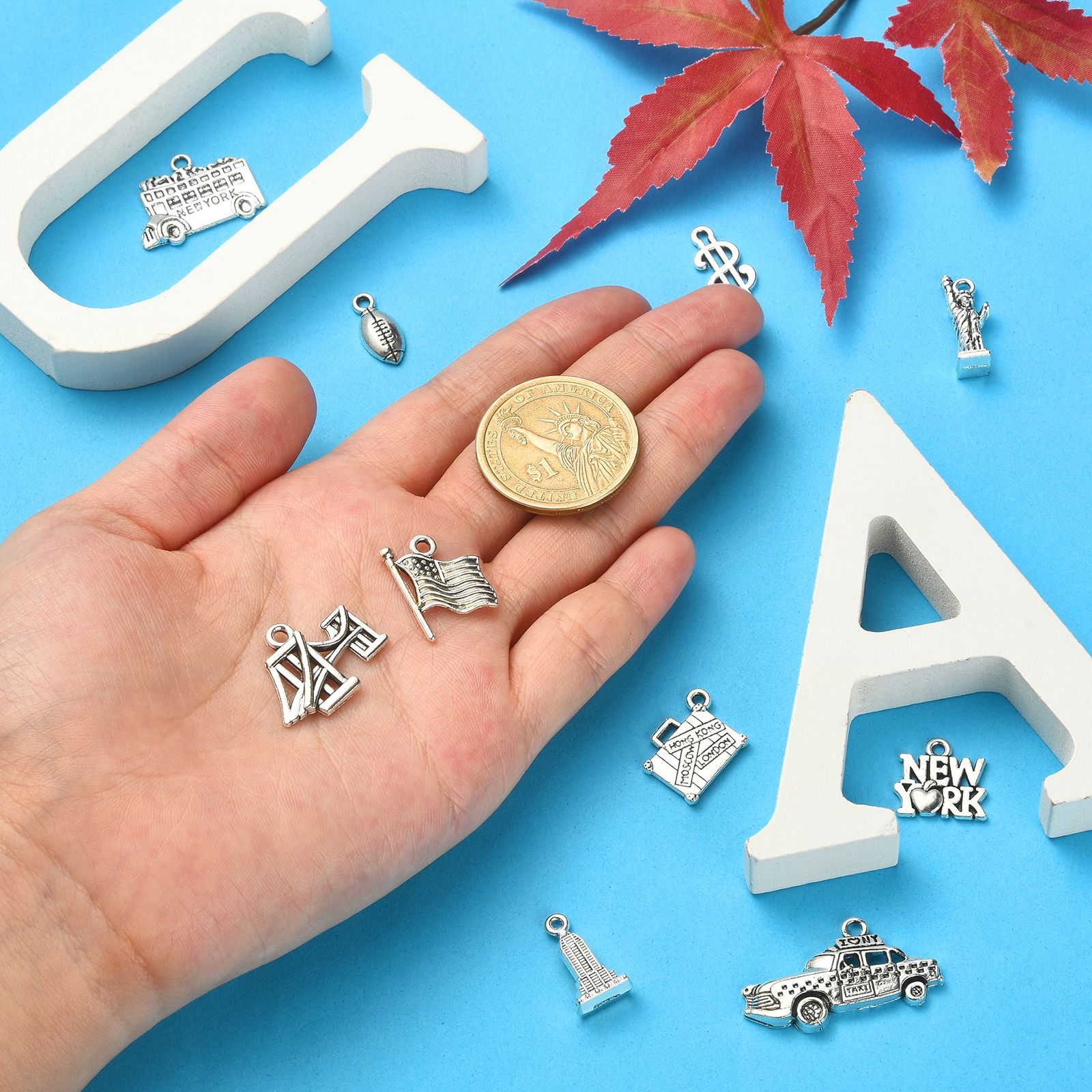 PandaHall 100Pcs 10 Styles Ame - Jewelry Making York 评论和价格