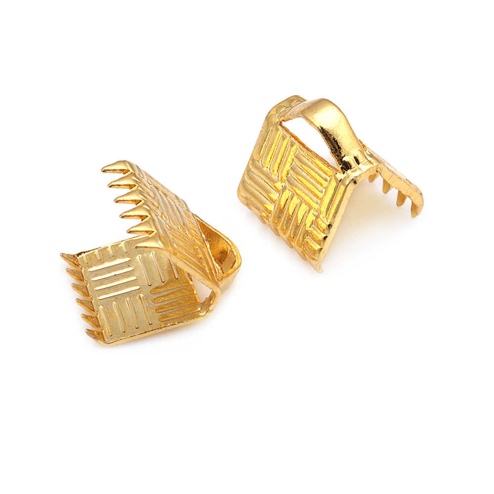 10PCS 18K Gold Color Rope Ends - Jewelry Making Store 评论和价格