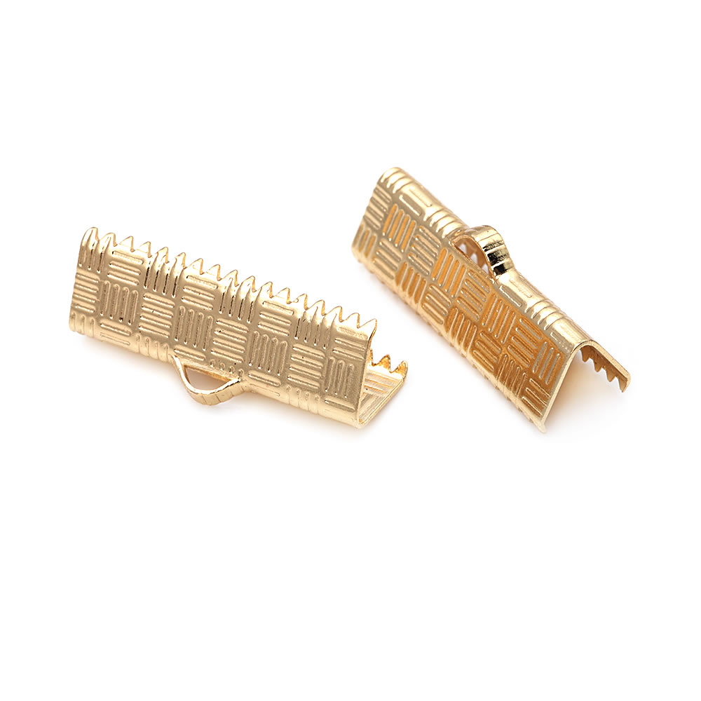 10PCS 18K Gold Color Rope Ends - Jewelry Making Store 评论和价格