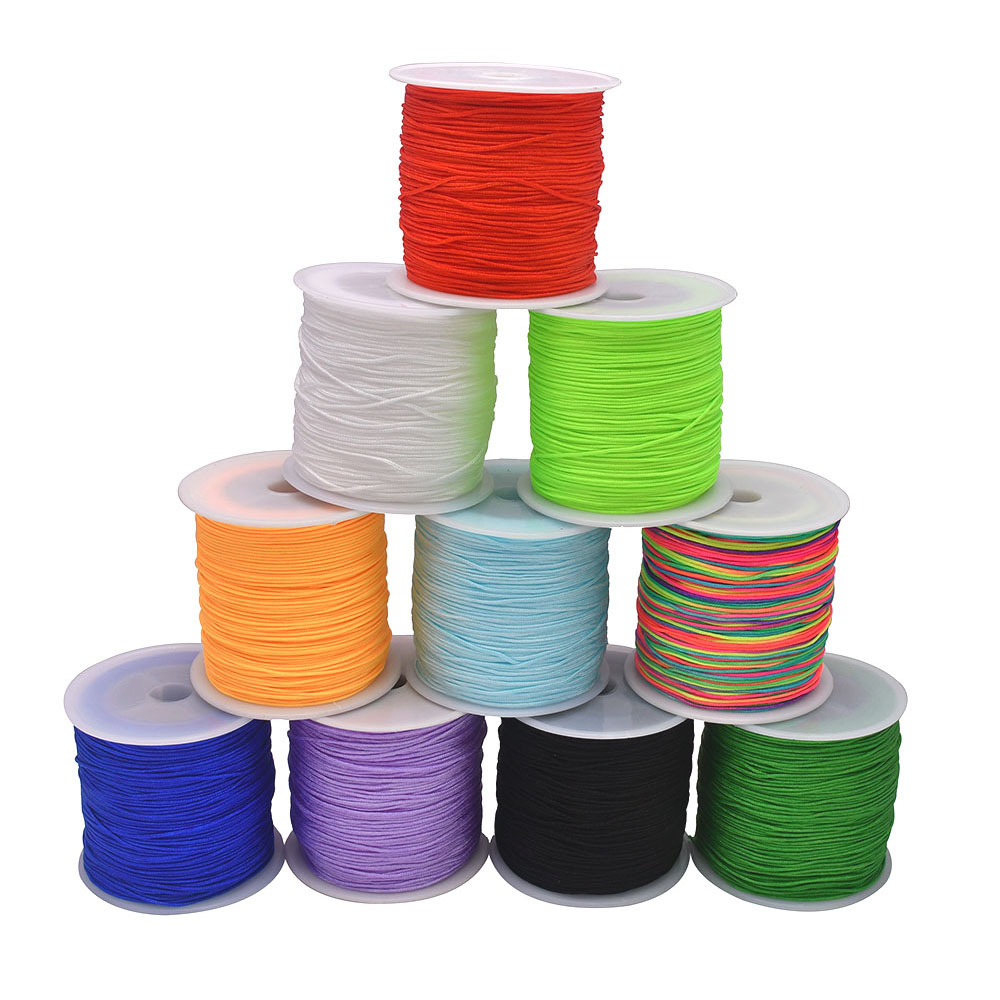 100Yards Craft Nylon Satin Cor - Knotting Cord Silk 评论和价格