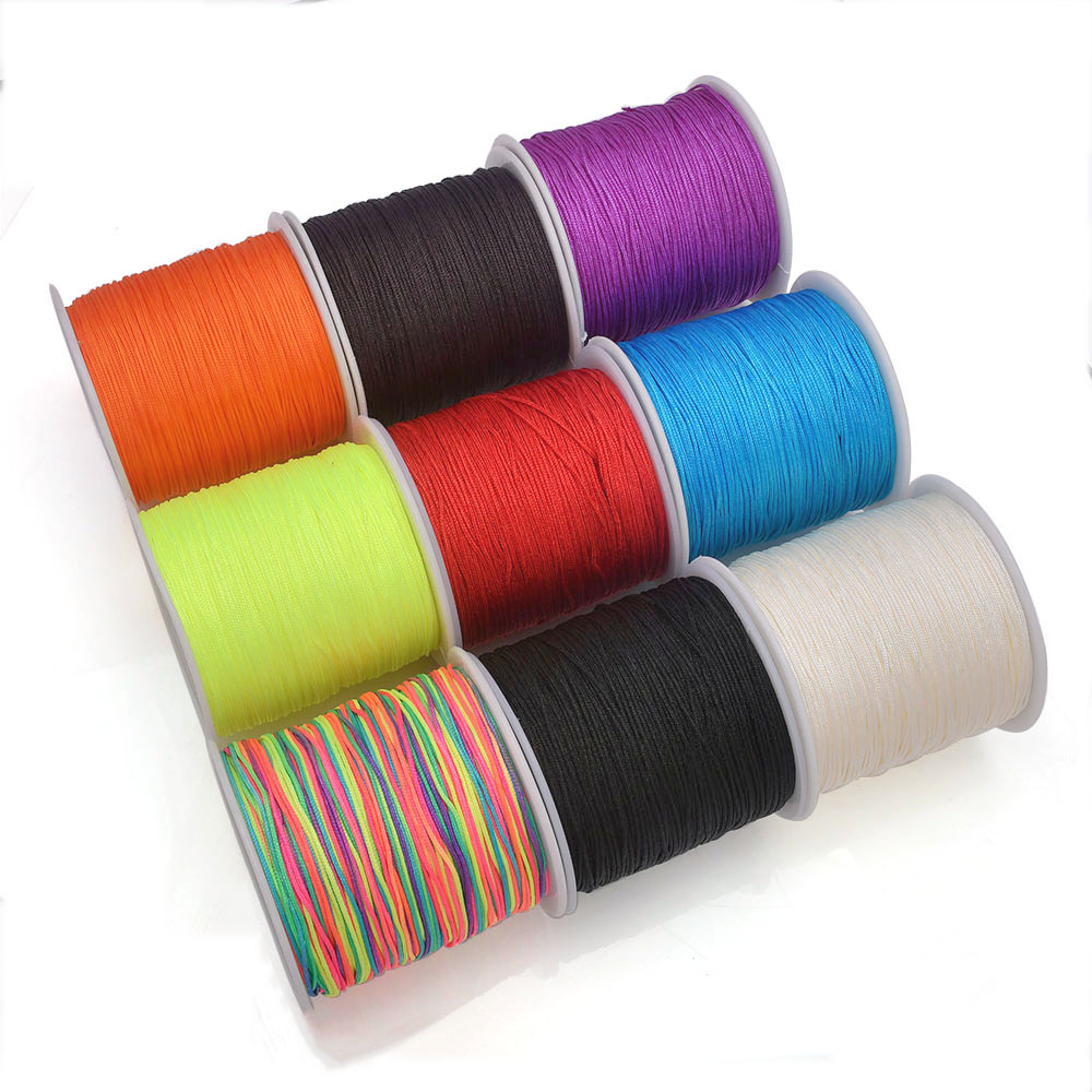 100Yards Craft Nylon Satin Cor - Knotting Cord Silk 评论和价格