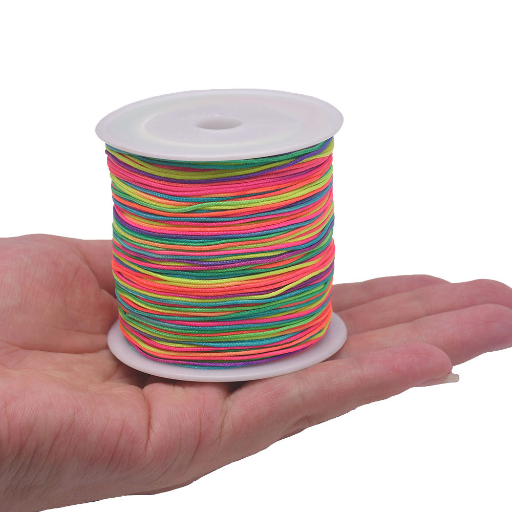 100Yards Craft Nylon Satin Cor - Knotting Cord Silk 评论和价格