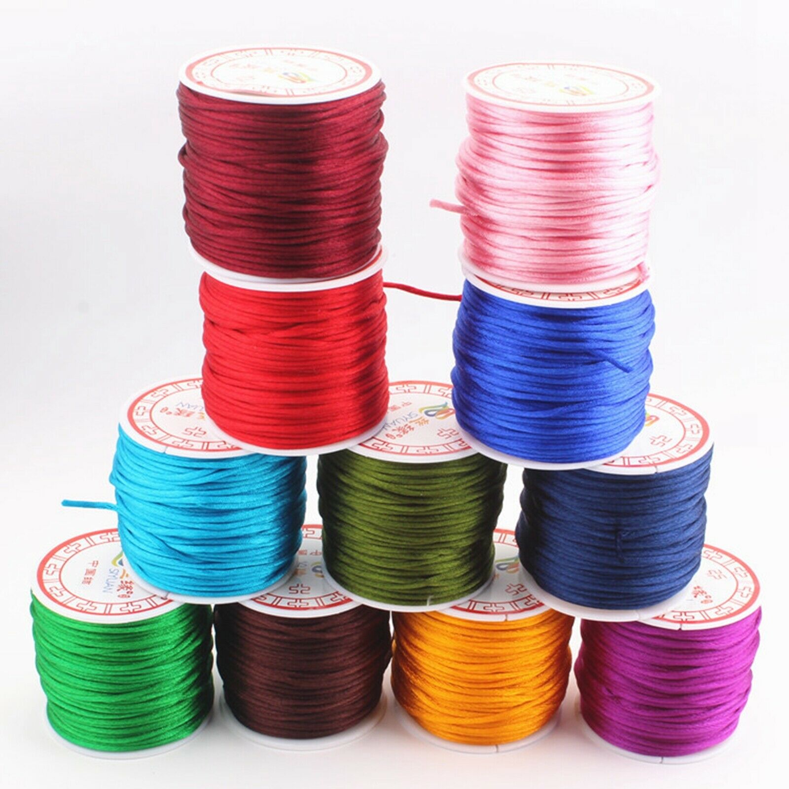 40 Meters Nylon Chinese Satin  - Knotting Cord Silk 评论和价格