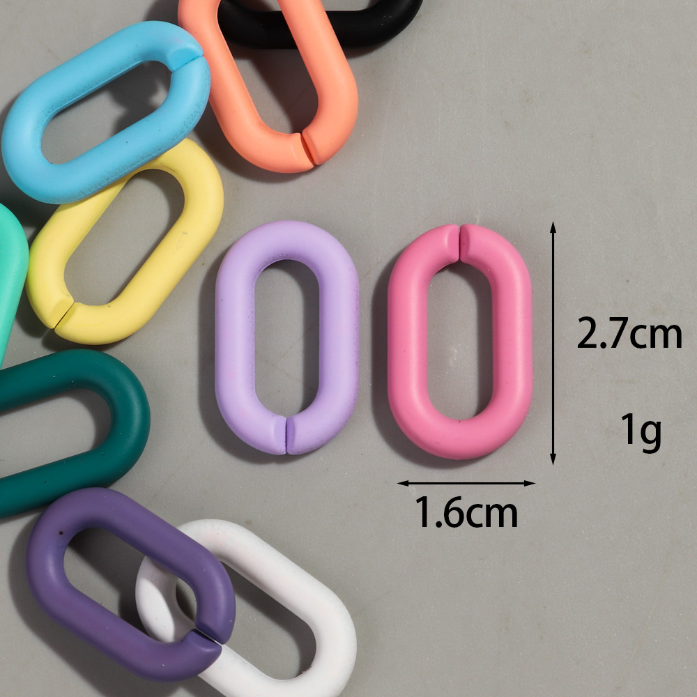 20pcs Acrylic 16x27mm Colorful - Jewelry Making Glasses 评论和价格