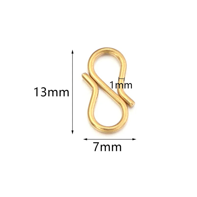 30pcs Stainless Steel S Shape  - Jewelry Making Designs 评论和价格