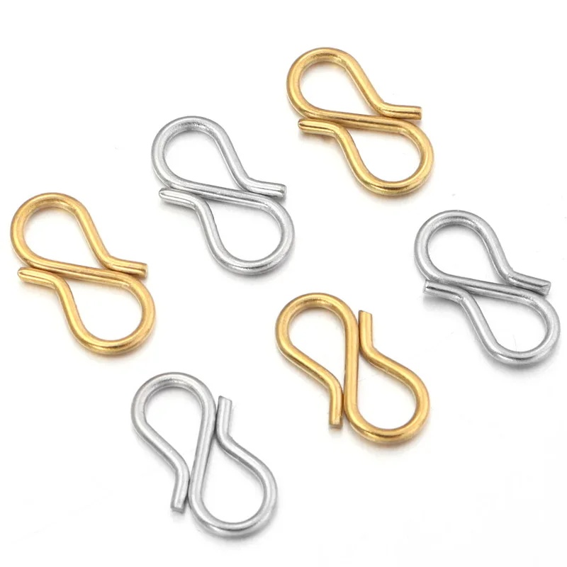30pcs Stainless Steel S Shape  - Jewelry Making Designs 评论和价格