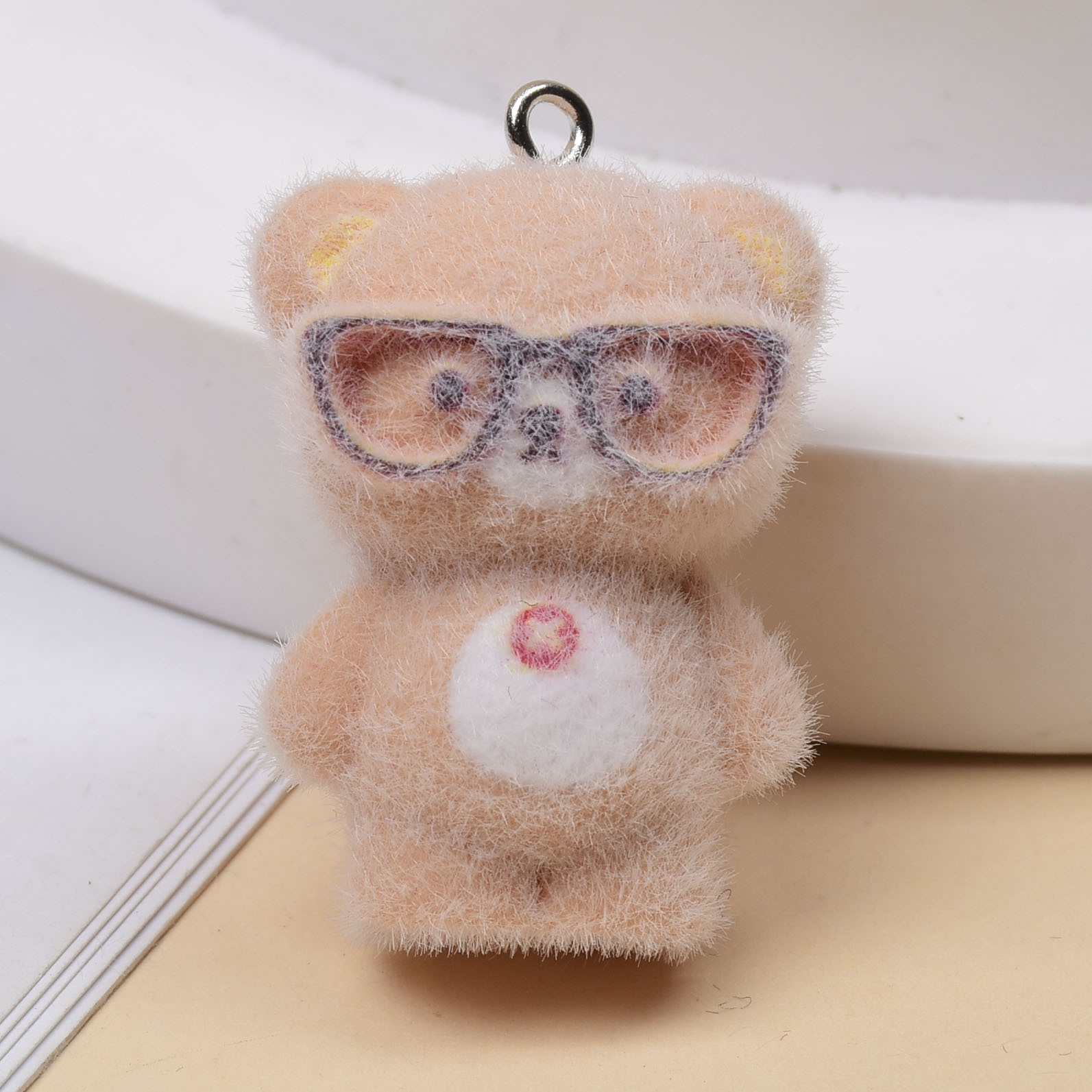 3pcs 3D Flocking Glasses Littl - Jewelry Making Glasses 评论和价格