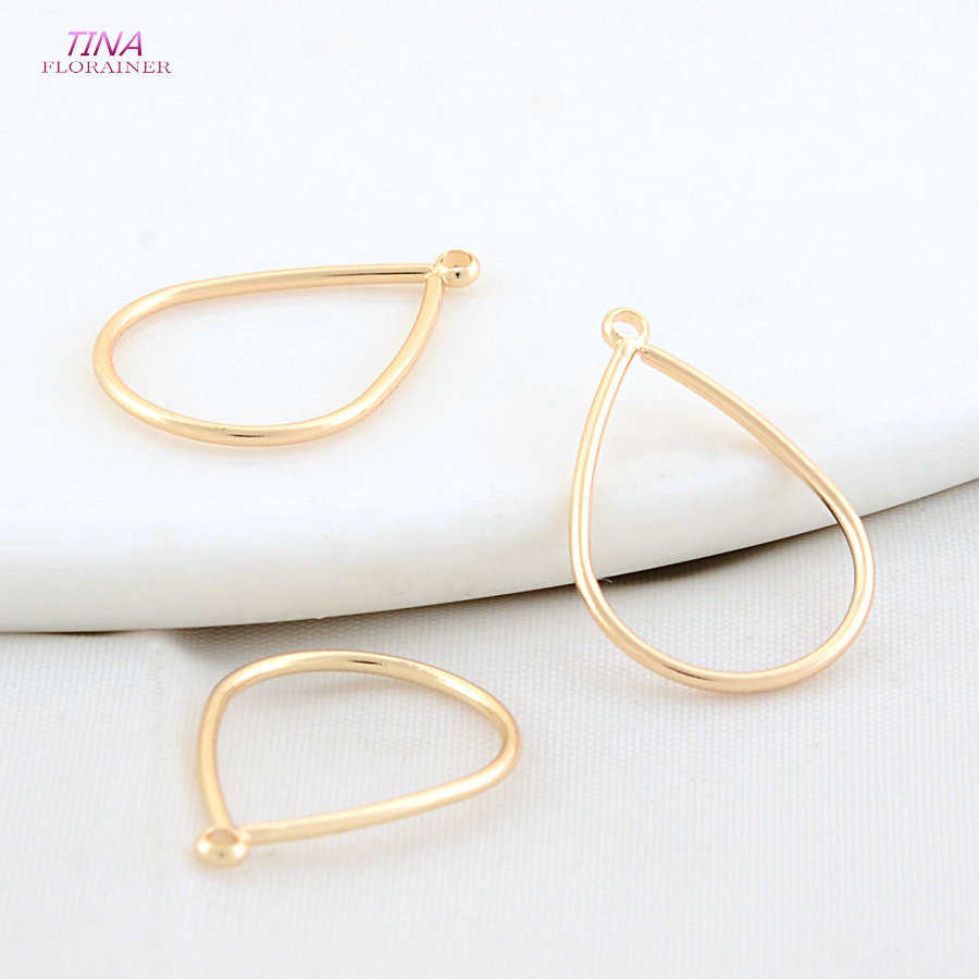 12*18MM 18K Gold Color Drop Sh - Jewelry Making Store 评论和价格