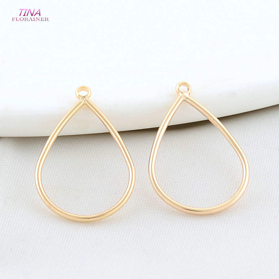 12*18MM 18K Gold Color Drop Sh - Jewelry Making Store 评论和价格