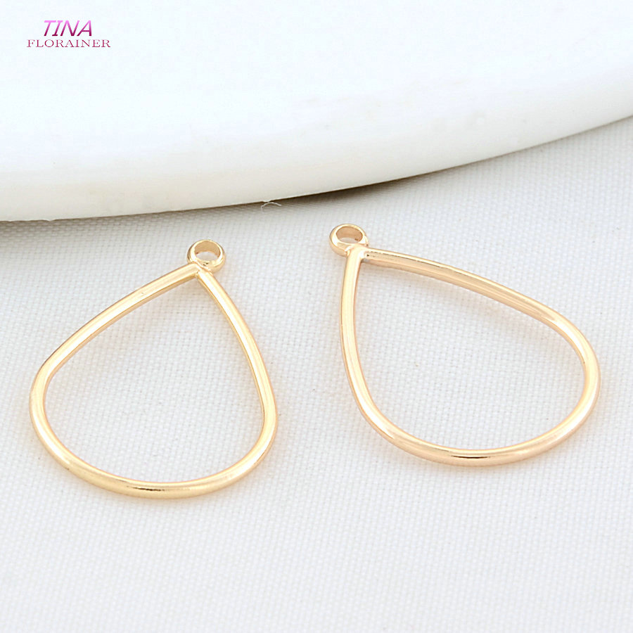 12*18MM 18K Gold Color Drop Sh - Jewelry Making Store 评论和价格