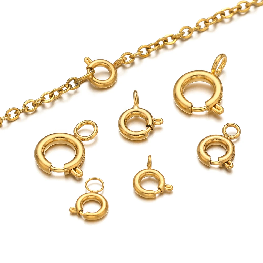 10pcs Stainless Steel Spring R - Jewelry Making Metal 评论和价格