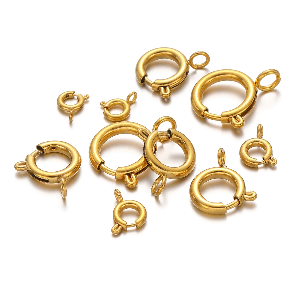 10pcs Stainless Steel Spring R - Jewelry Making Metal 评论和价格