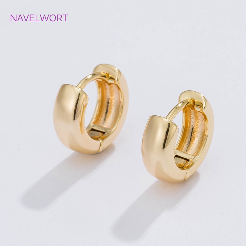 6 Sizes Gold Plated Circle Hoo - Jewelry Making Designs 评论和价格
