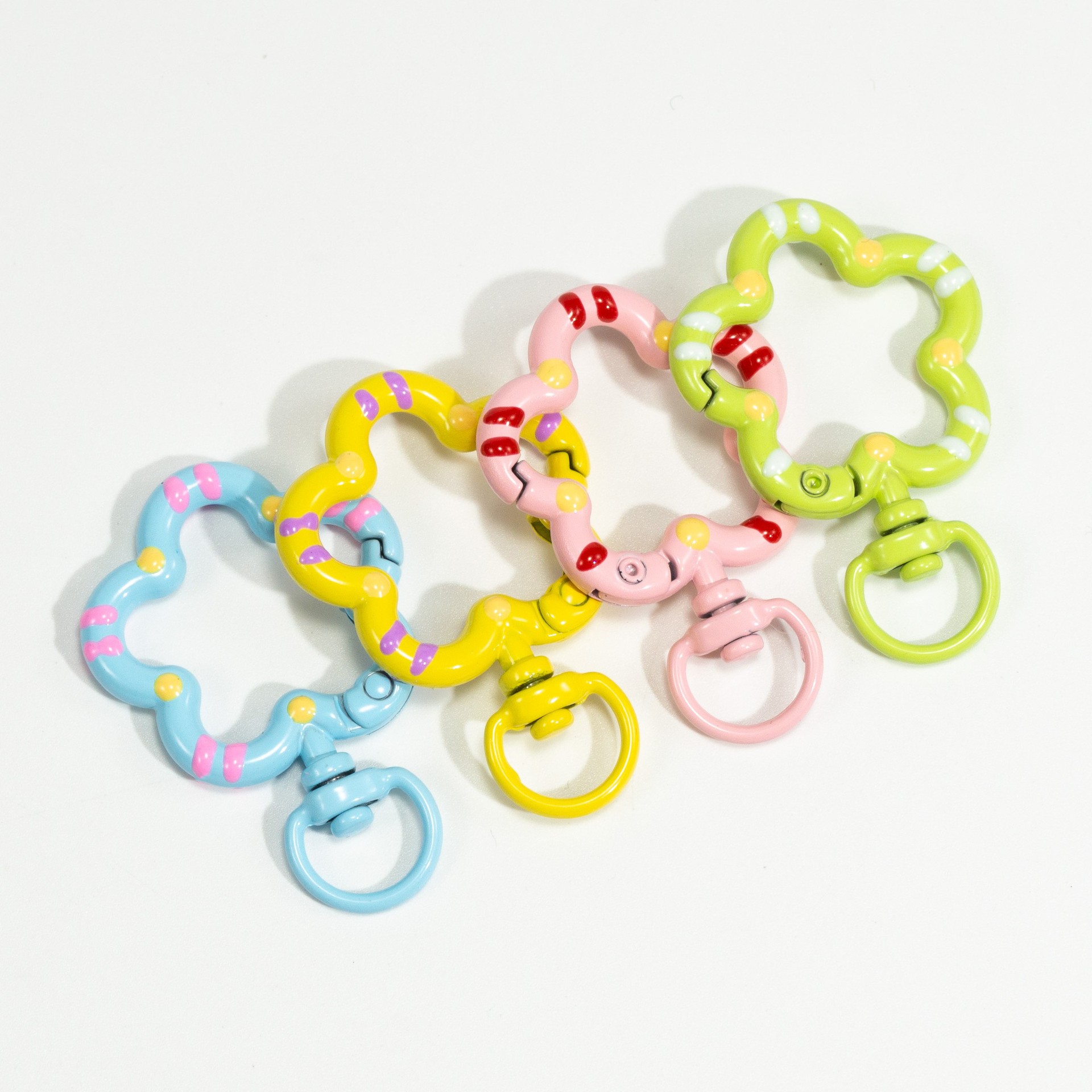 5pcs Flower Metal Lobster Claw - Jewelry Making Designs 评论和价格