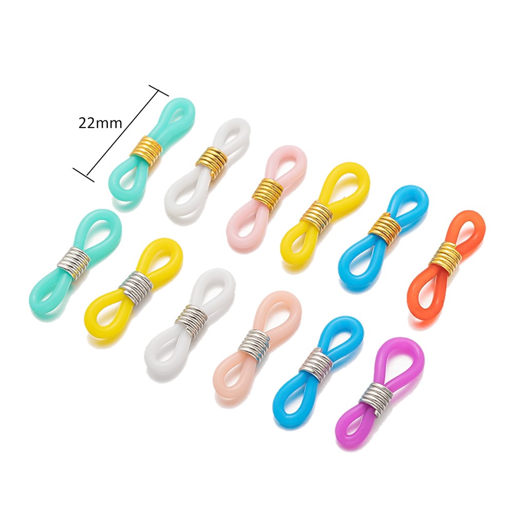 50pcs Adjustable Rubber Specta - Jewelry Making Glasses 评论和价格
