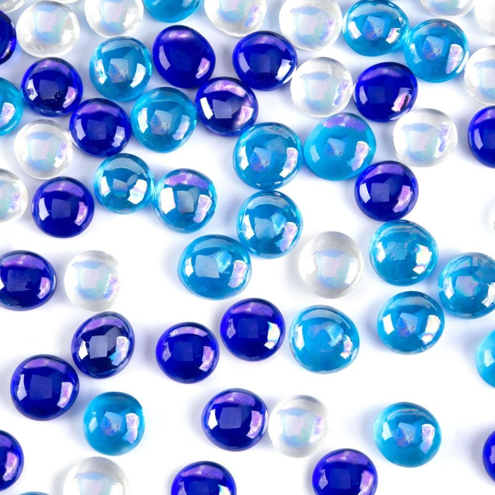Glass Pebbles Vase Filler Bead - Crystal Bead Mix 评论和价格