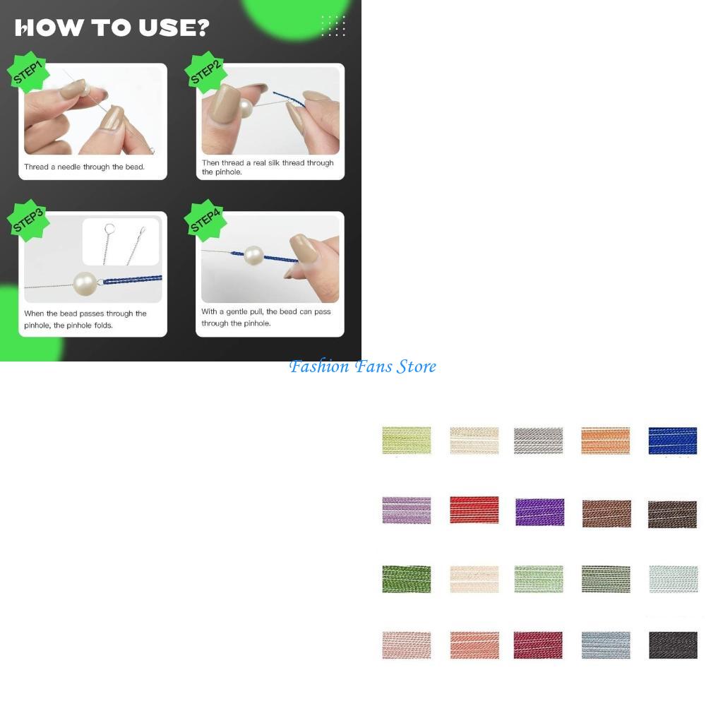 Natural Silk Beading Cord for  - Knotting Cord Silk 评论和价格