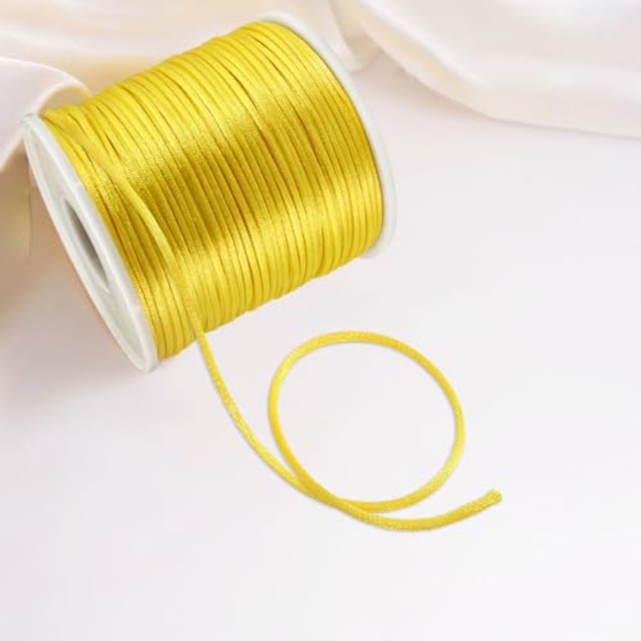 Nylon Satin Cord 1mm Rattail - - Knotting Cord Silk 评论和价格