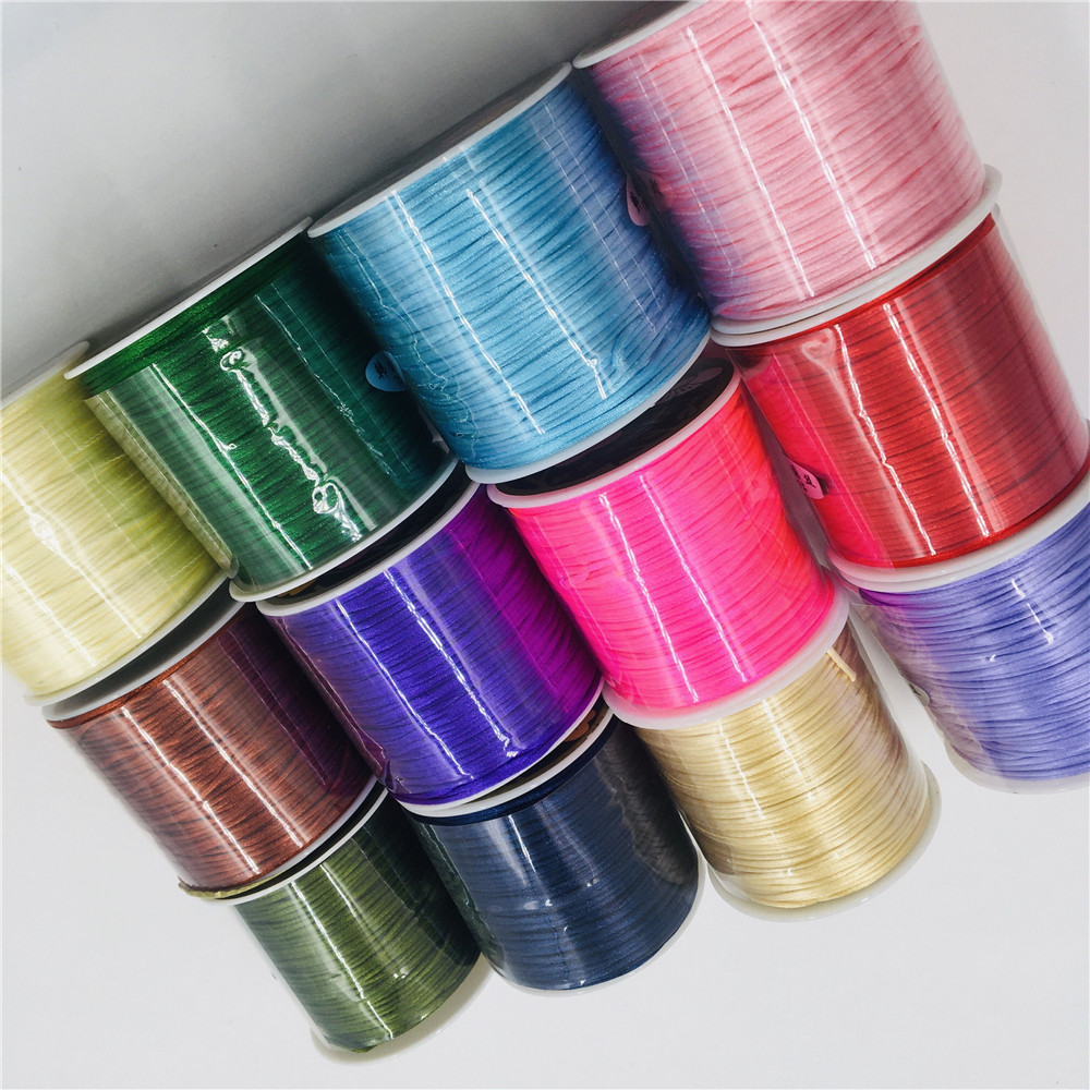 1mm Rope  50meters/roll Satin  - Knotting Cord Silk 评论和价格