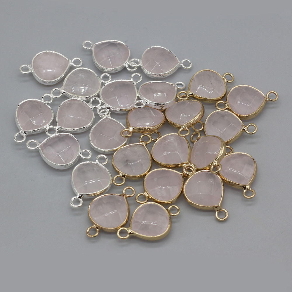 2pcs Natural Stone Connectors  - Jewelry Making Store 评论和价格