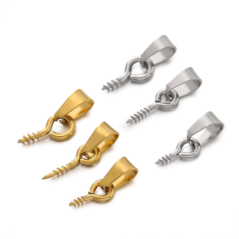 20pcs Stainless Steel Screw Ey - Jewelry Making Drill 评论和价格