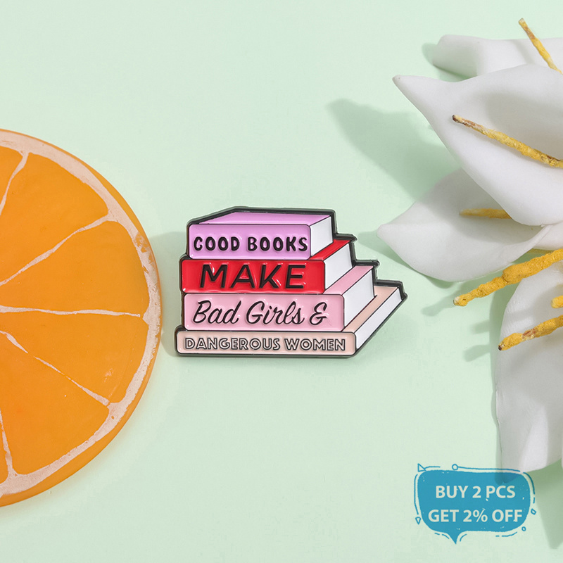 Good Book Make Bad Girl Enamel - Jewelry Making Books 评论和价格