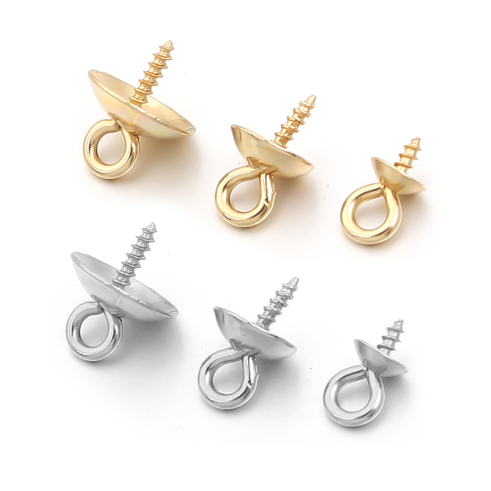 20pcs Stainless Steel Screw Ey - Jewelry Making Drill 评论和价格