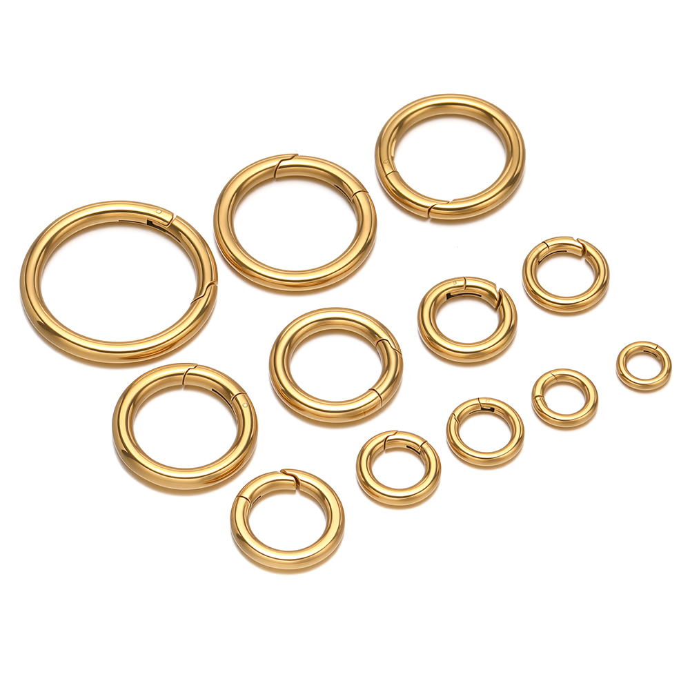 2Pcs/Lot Round Spring Clasps S - Jewelry Making Metal 评论和价格