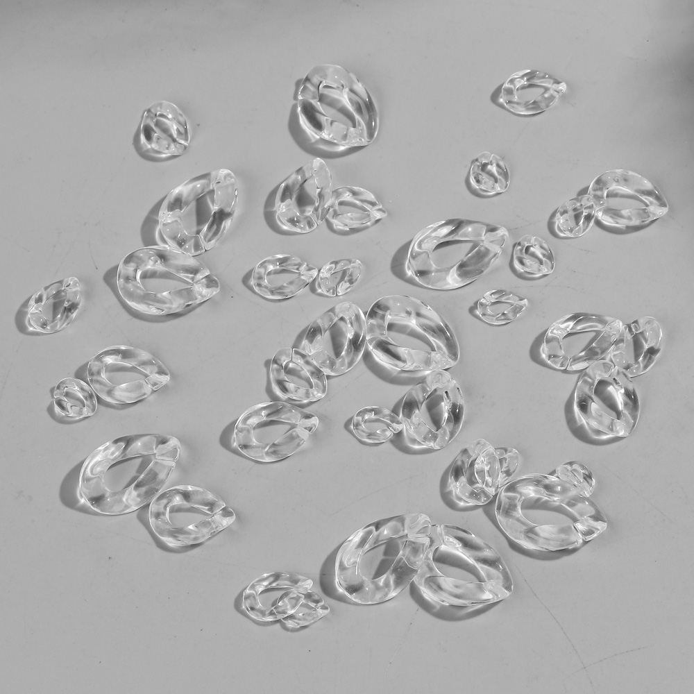 Transparent Acrylic Cuban Link - Jewelry Making Glasses 评论和价格