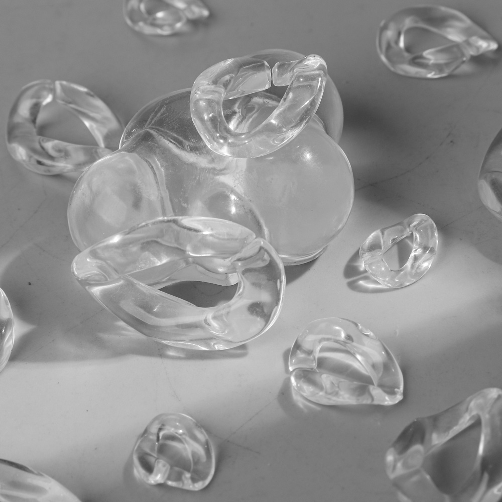 Transparent Acrylic Cuban Link - Jewelry Making Glasses 评论和价格