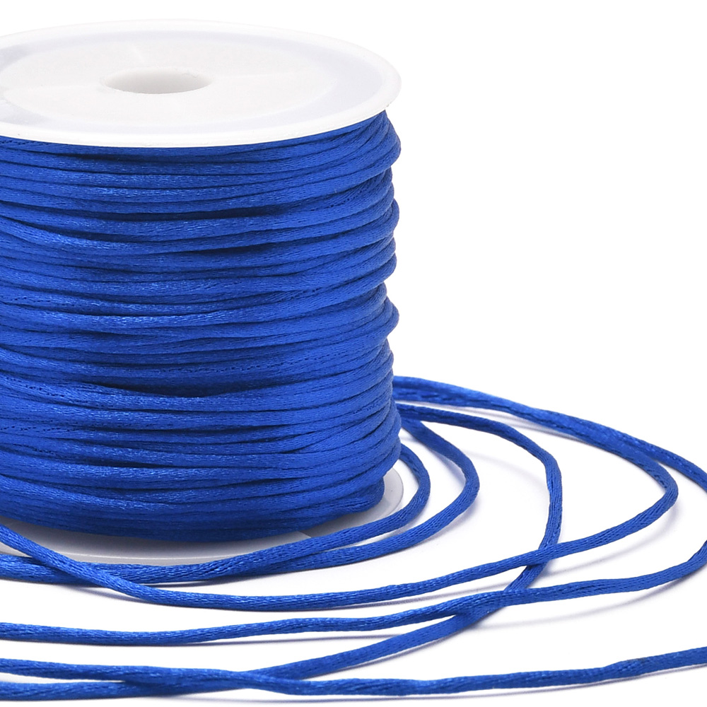 1.5mm Crafts Satin Rattail Cor - Knotting Cord Silk 评论和价格