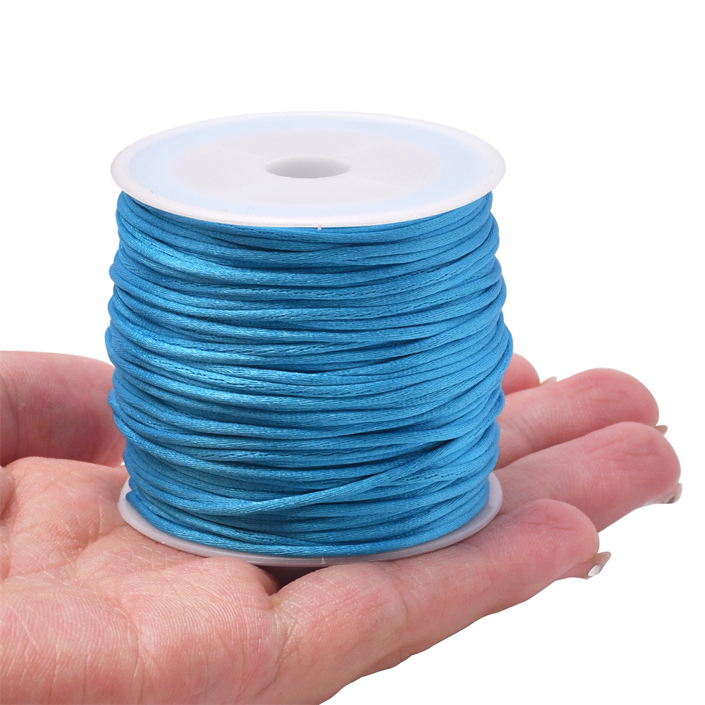 1.5mm Crafts Satin Rattail Cor - Knotting Cord Silk 评论和价格