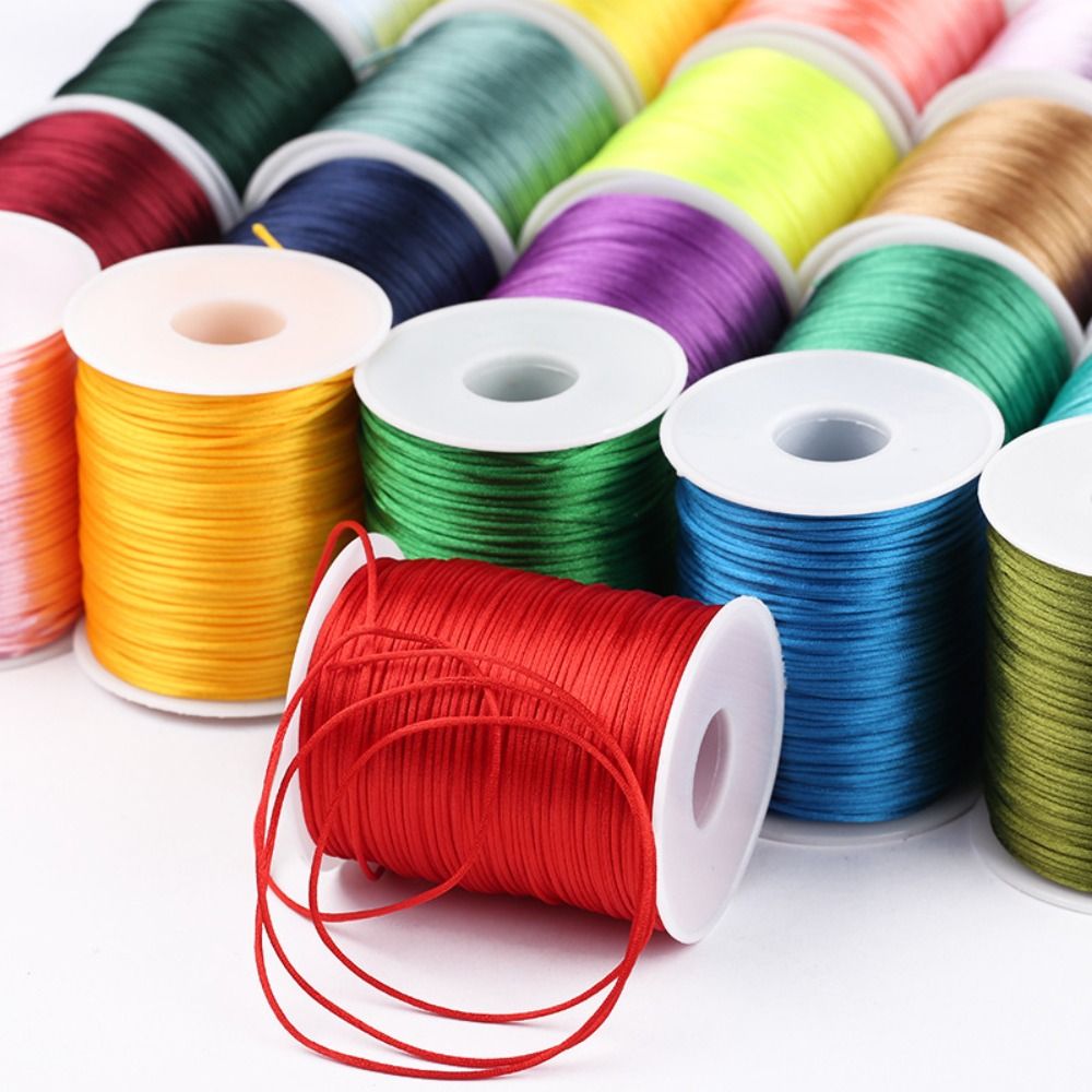 100m Craft String 1.5mm Satin  - Knotting Cord Silk 评论和价格