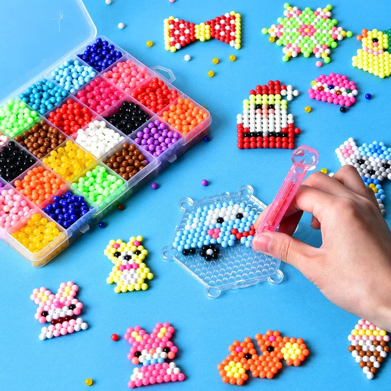 1000 Pcs/box DIY Water Spray M - Crystal Bead Mix 评论和价格