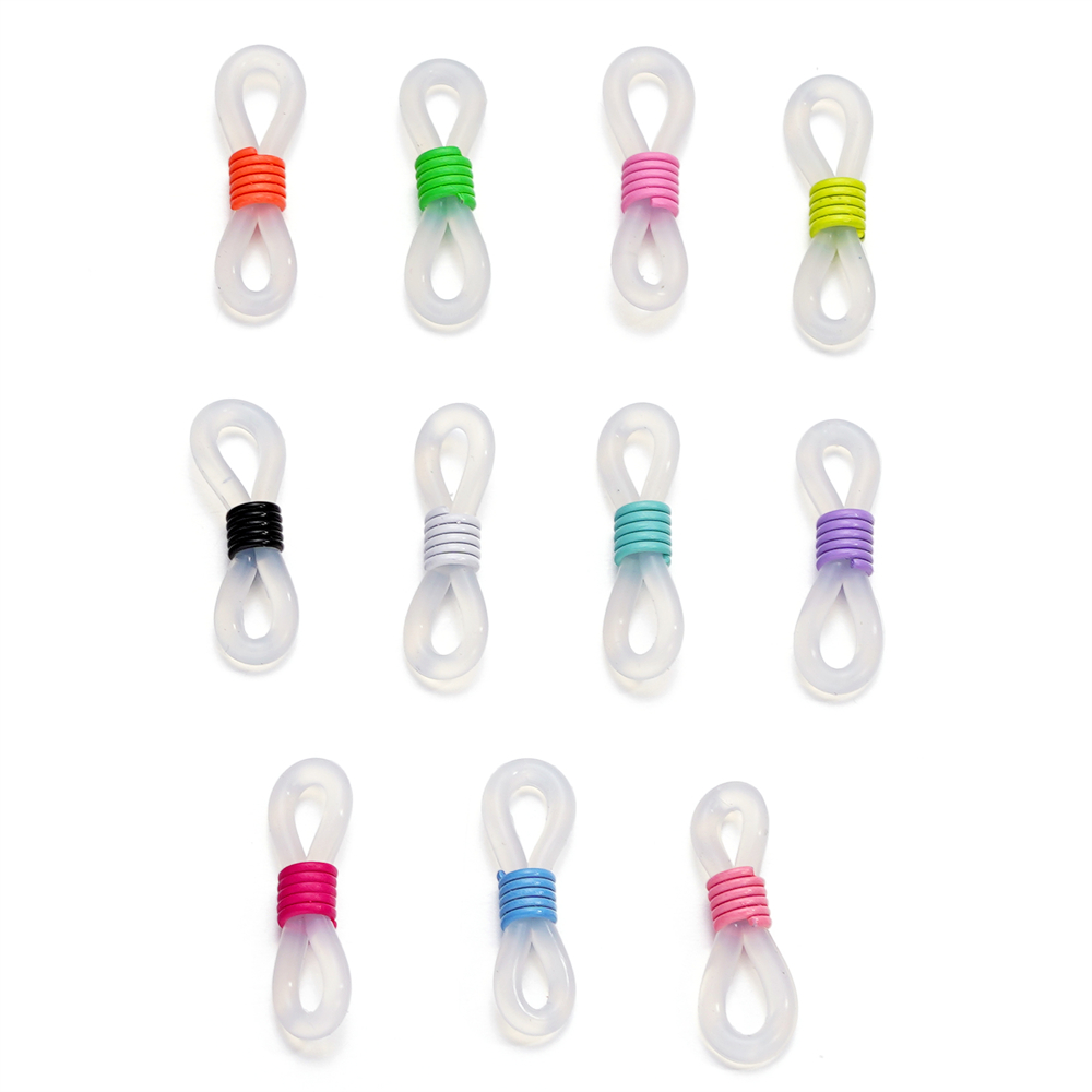 50pcs Eyeglass Chain Ends Adju - Jewelry Making Glasses 评论和价格